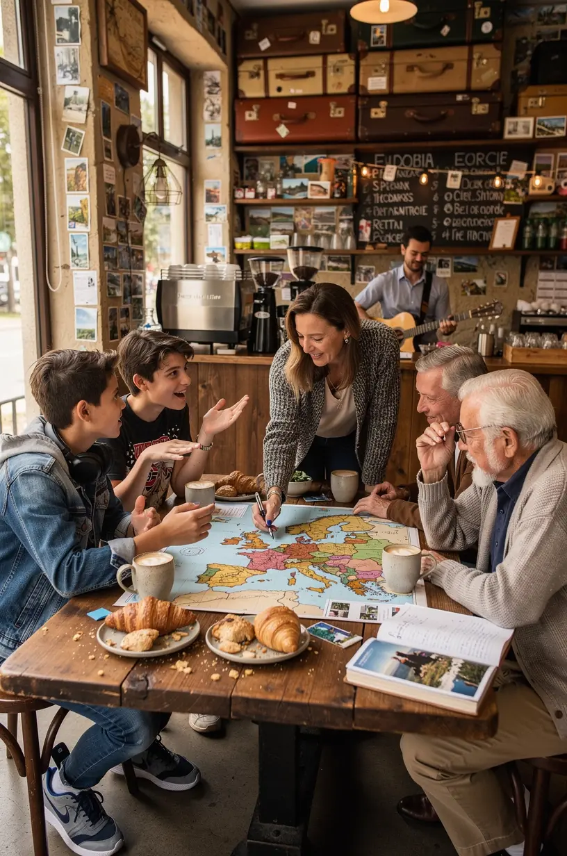 Client-agent communication in European travel planning